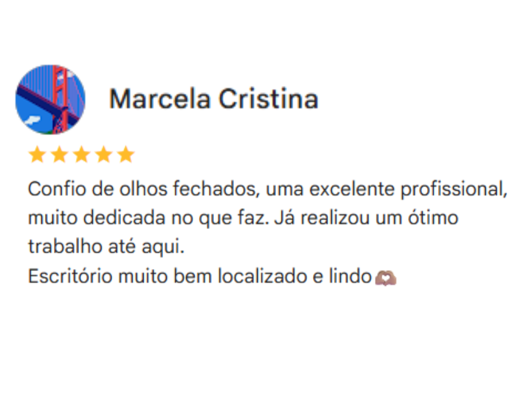 Avaliação no Google
